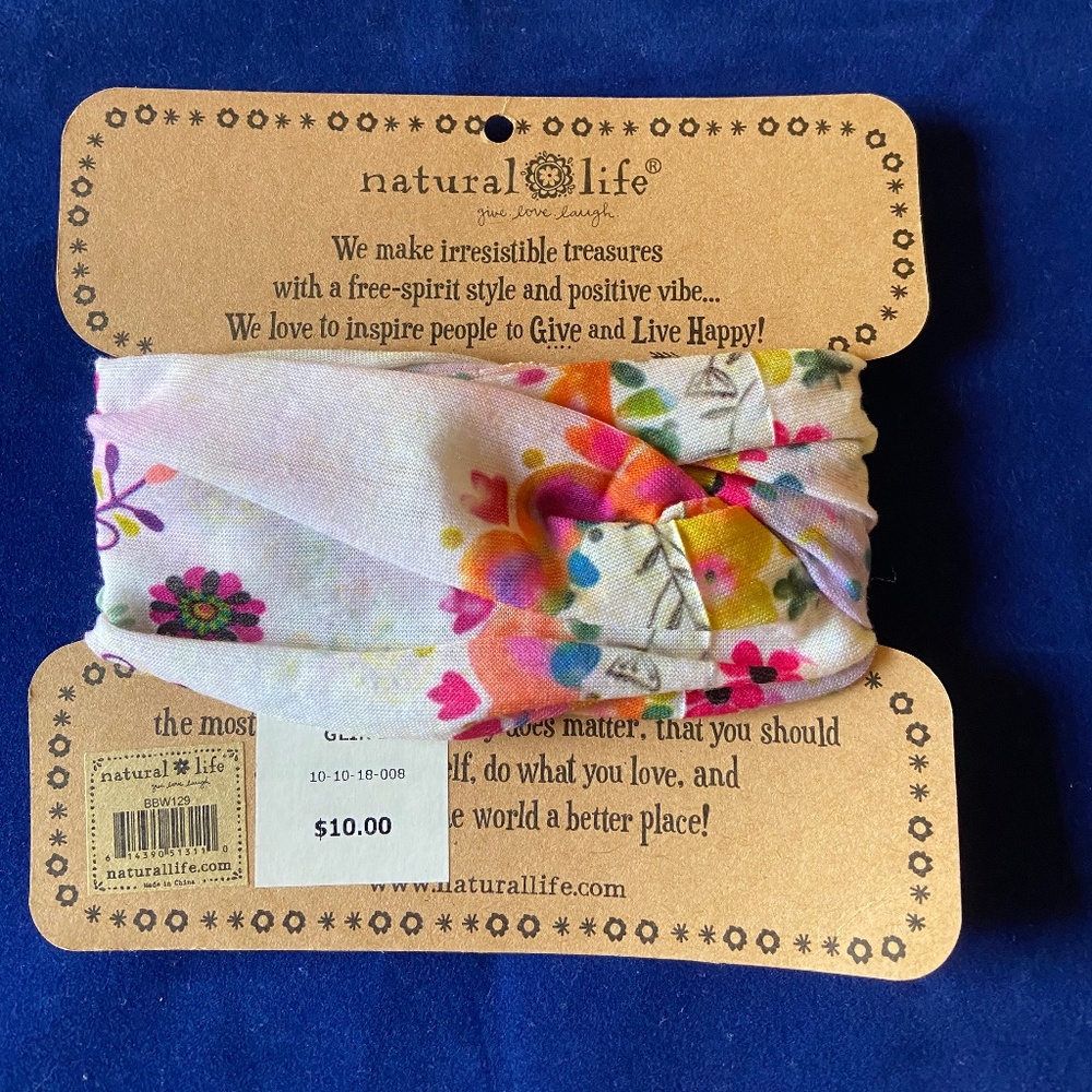 Natural Life Half Boho Bandeau NWT - Picture 2 of 2